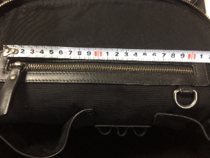 リュック前側ポッケサイズ横