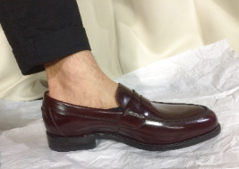 ローファー試着_内側