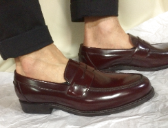 ローファー試着_外側