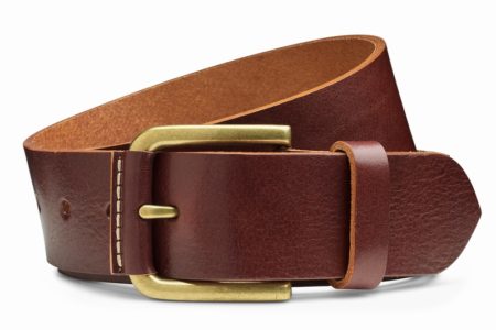 GAVIN ギャビン メンズレザーベルト　ブラウン