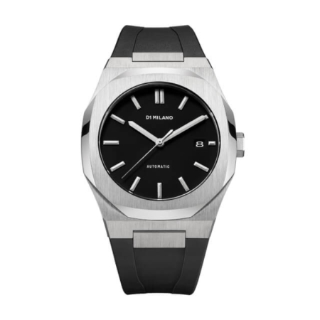 atrj01-2 P701 Automatic Watch Silver Case with Black Strap