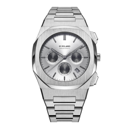 chbj03-2 Chronograph Silver with Stainless Steel Bracelet