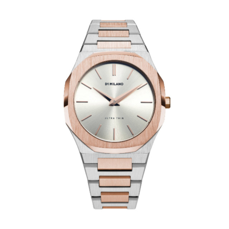 utbj01 Ultra Thin Vintage Eggshell dial with Stainless Steel vintage Rose Gold bracelet and case