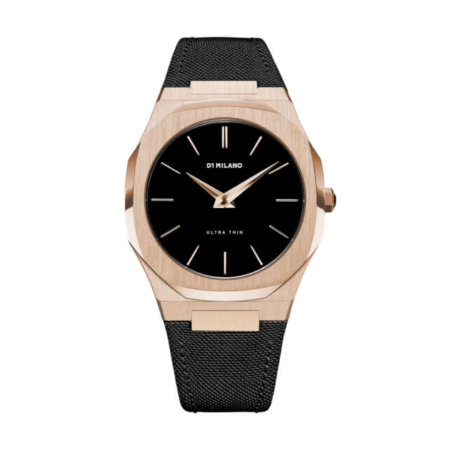 utnj03 Ultra Thin Rose Gold Case Nylon Strap