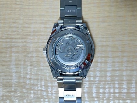 セイコー(SEIKO)5スポーツSRPB87レビュー】自動巻き(手巻き・ハック