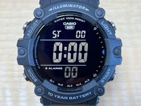 AE-1500WH-8Bストップウォッチ